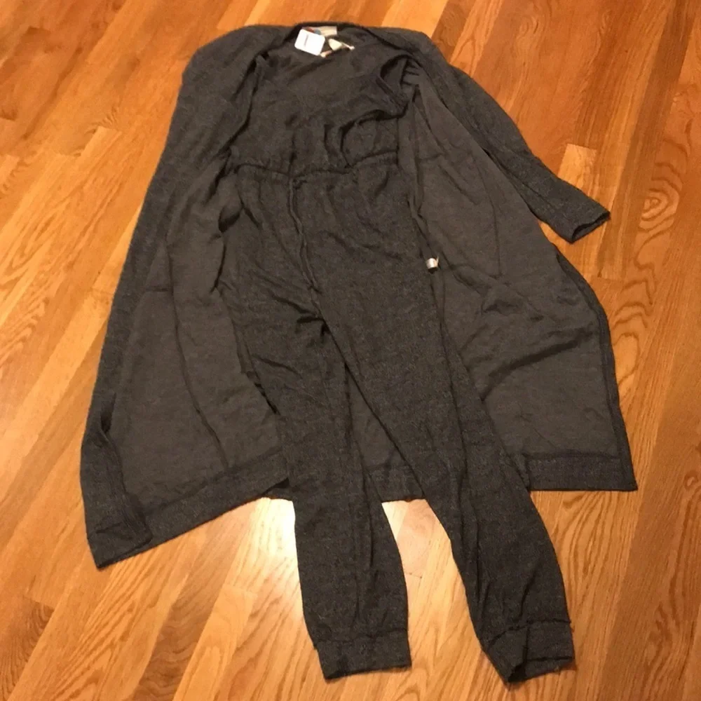NWT Free People Beach Bicoastal Set In Dark Grey XS, Small, Medium, or Large